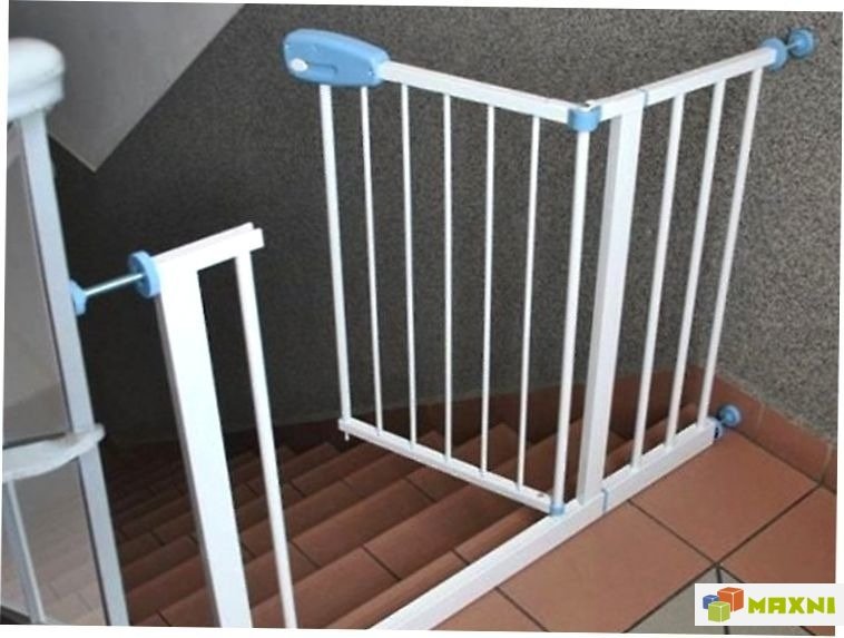 Как выбрать детские ворота безопасности для лестницы