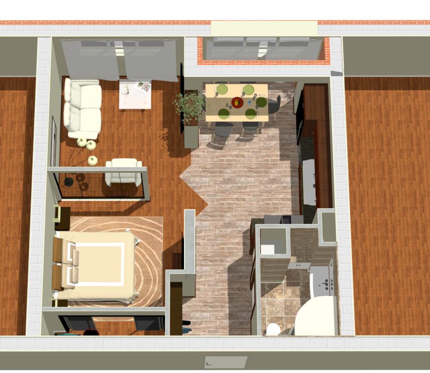 Оформление и дизайн хрущевки 1-комнатной квартиры