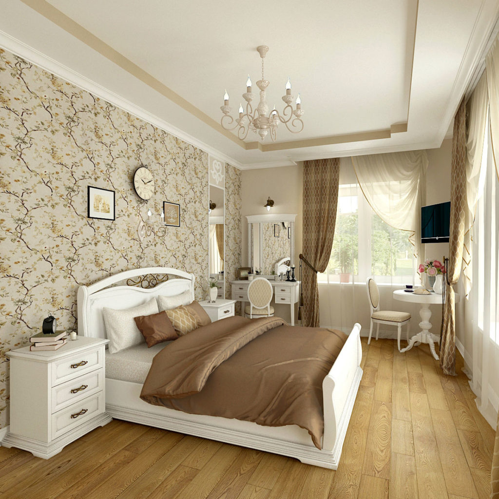 Варианты оформления дизайна спальни в квартире и частном доме
