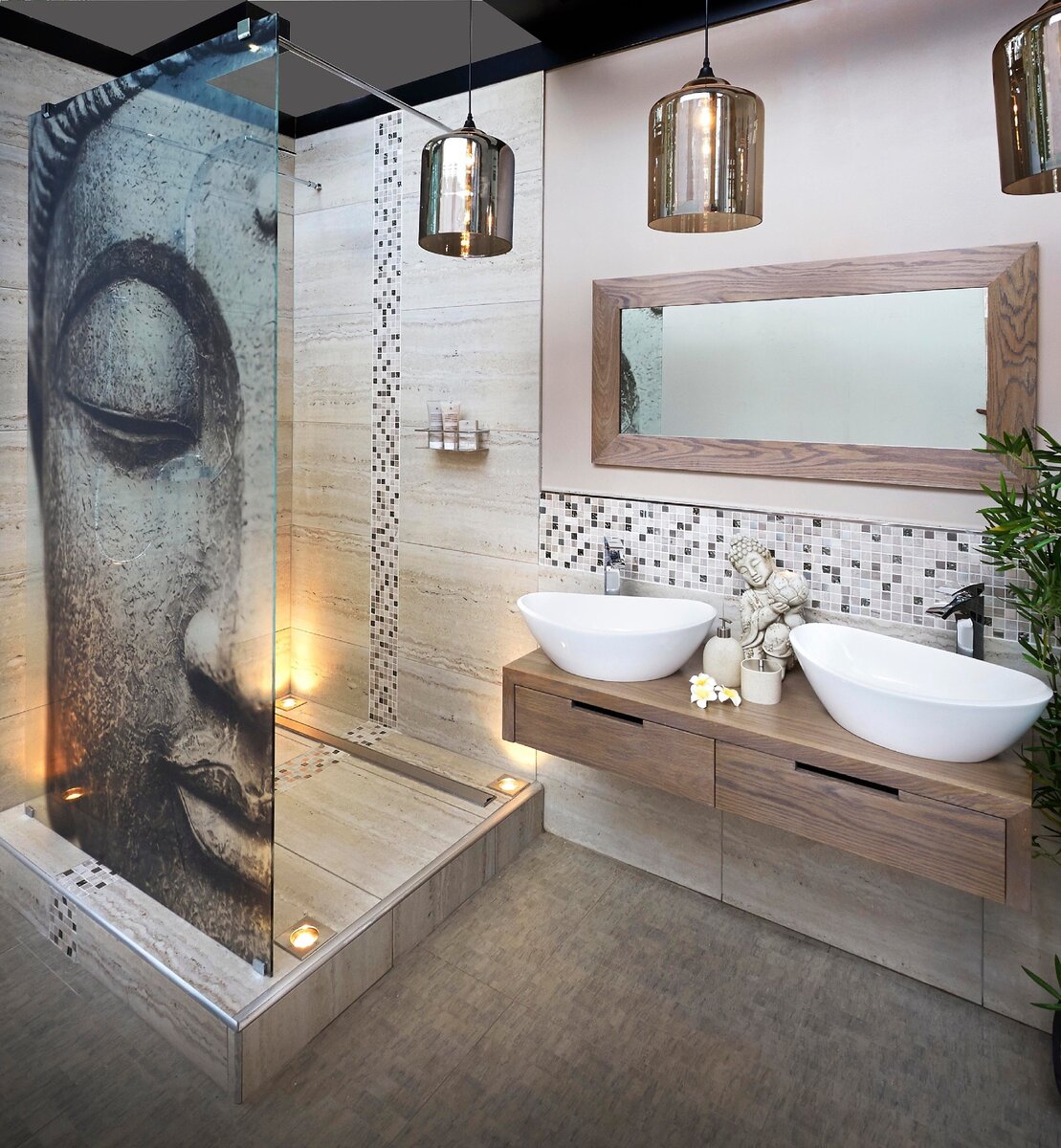 Дизайн ванной комнаты 2021 - стильные идеи оформления [50 фото]