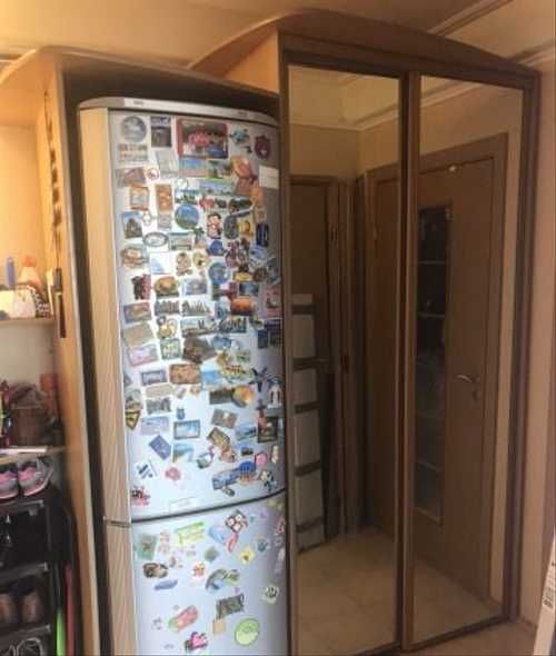 Интересные варианты установки холодильника в интерьере коридора