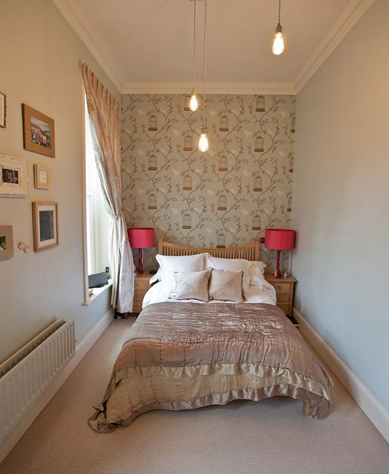 Узкая спальня — лучшие примеры удачной планировки. варианты нестандартного оформления дизайна (90 фото новинок)