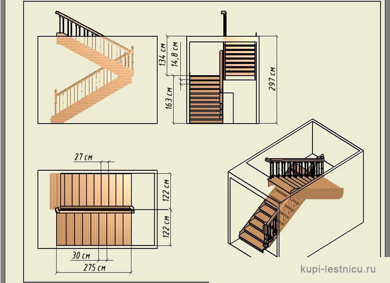 Расчет металлической лестницы с поворотом 90 градусов - онлайн калькулятор | perpendicular.pro