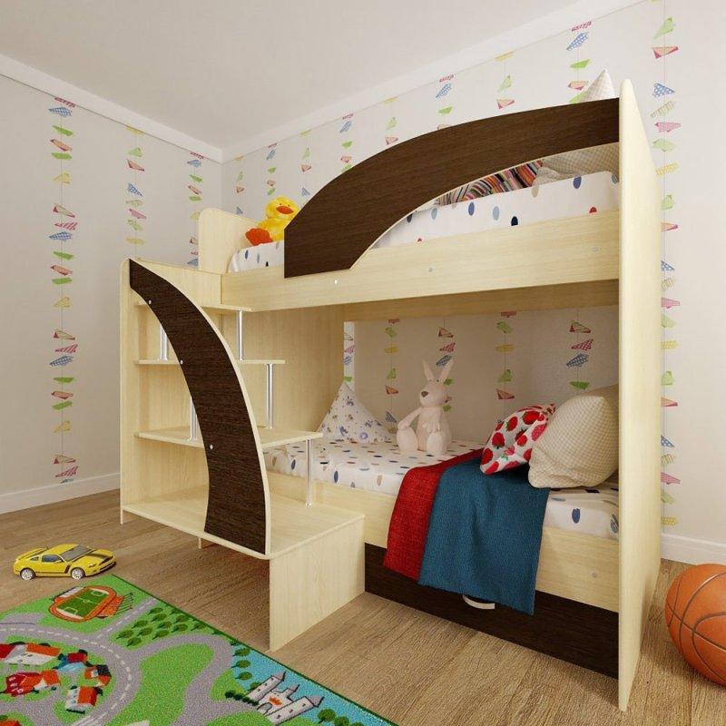 Кровать двухъярусная детская: идеи создания уютного уголка для детей – советы по ремонту