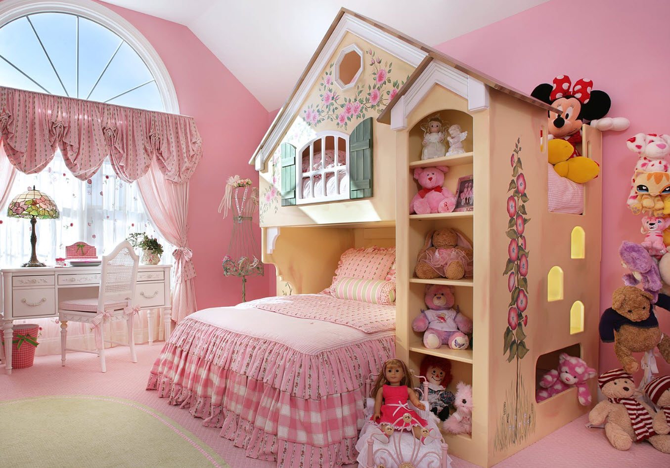 Дизайн детских комнат для девочек: 70 оригинальных фото и советы по оформлению