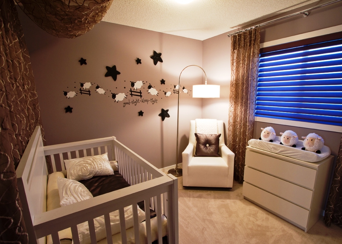 Дизайн и правила обустройства детской комнаты для новорожденного