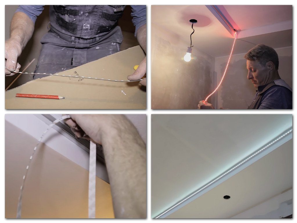 Натяжной потолок со светодиодной подсветкой: преимущества, секреты монтажа | русский стартап