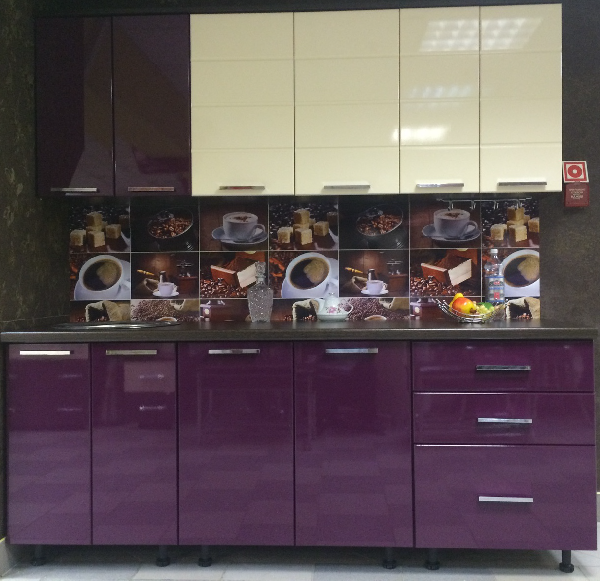 Фиолетовая кухня: 60+ фото в интерьере, современные идеи дизайна