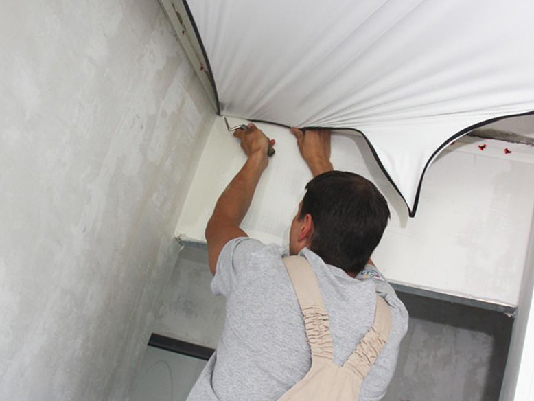 Как снять натяжной потолок своими руками: пошаговая инструкция, без повреждений