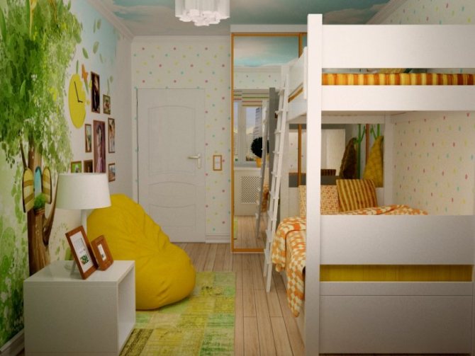 Дизайн комнаты для двоих детей: нюансы оформления, удачные варианты зонирования