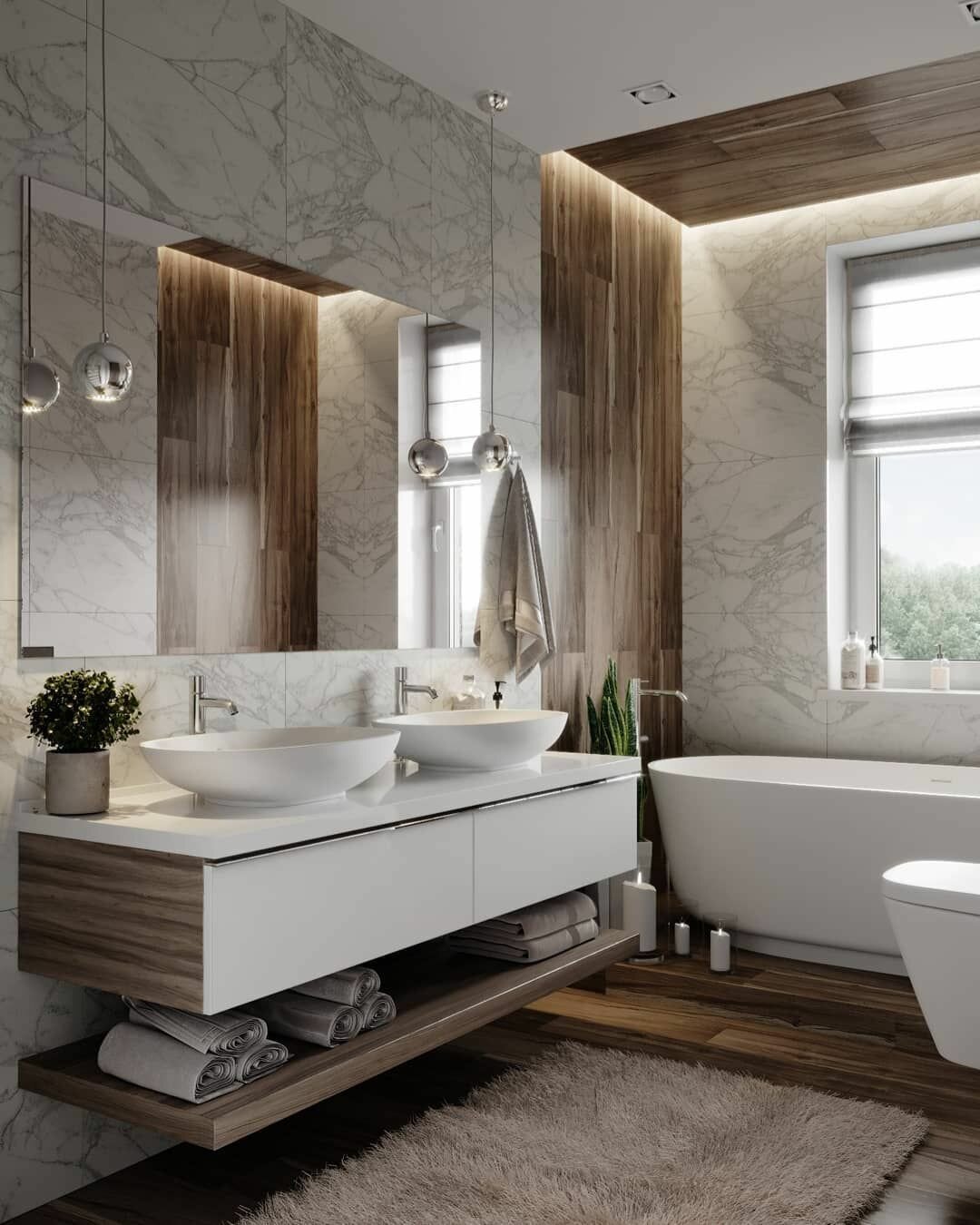 Красивый дизайн ванной комнаты 2019 – фото, актуальные идеи и модные тенденции этого года