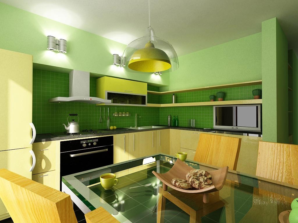 Правильное сочетание цвета и его применение в интерьере кухни, примеры цветовых решений, фото