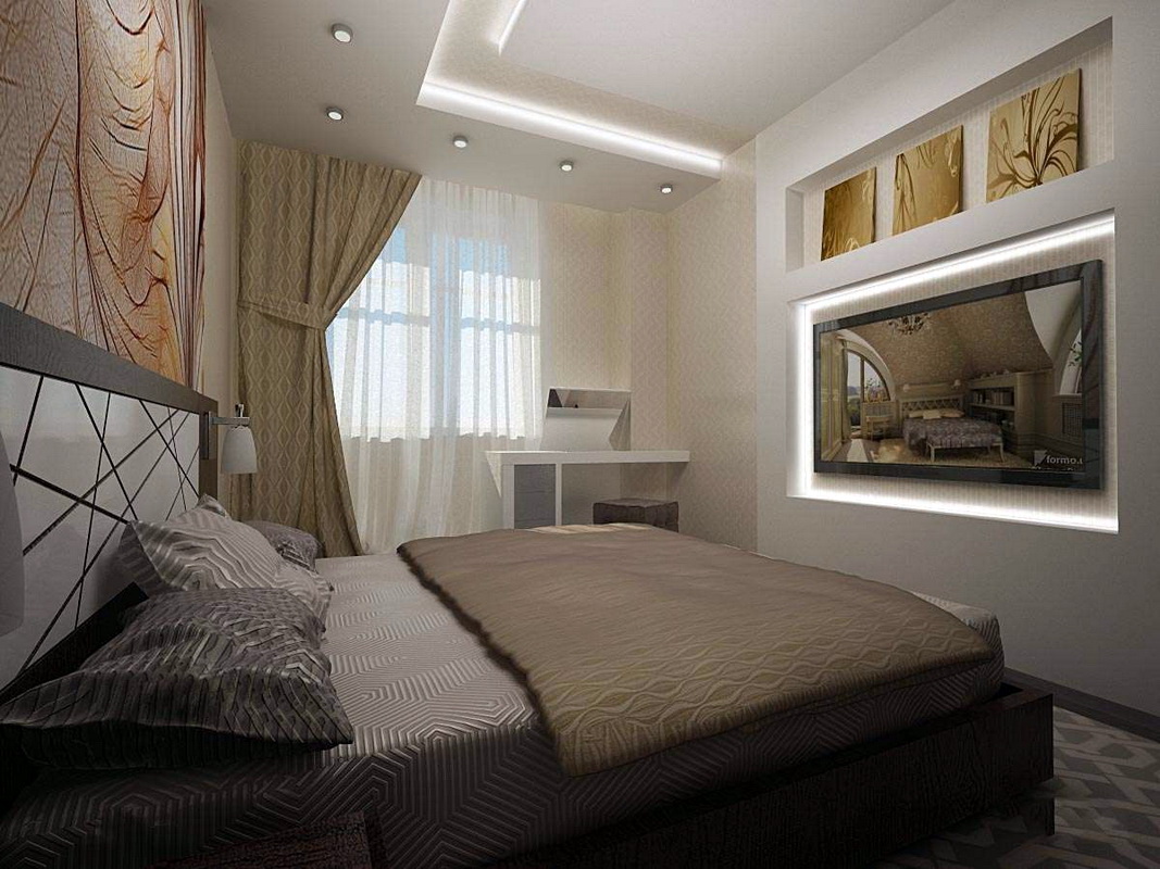 Главные принципы дизайна спальни на 10 кв. м