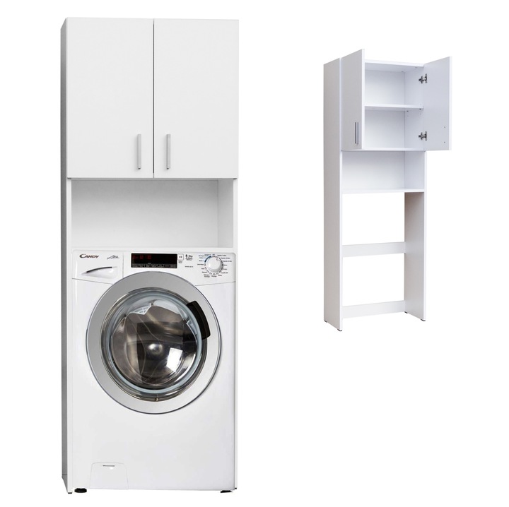 2 лучших вида полок над стиральной машиной: покупные и самодельные