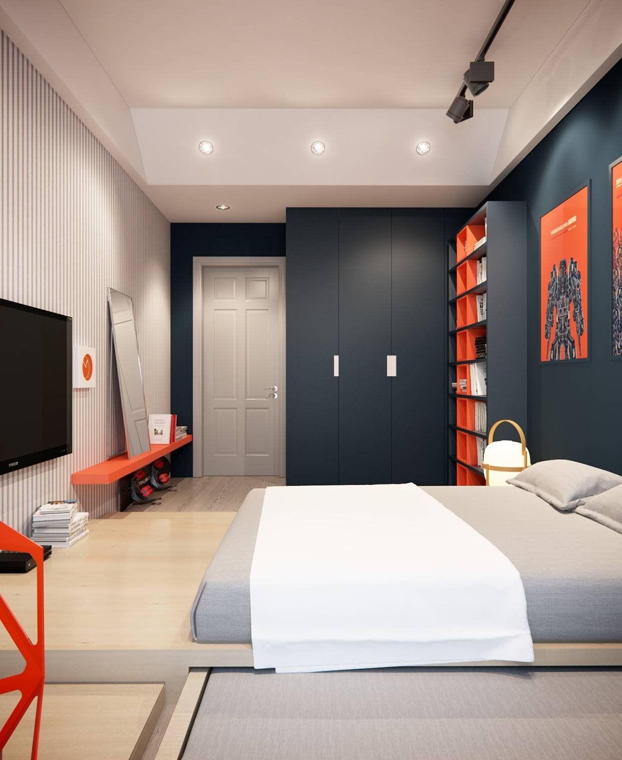 Мужская спальня — как ее оформить? 89 фото-идей стильного дизайна для мужчины!