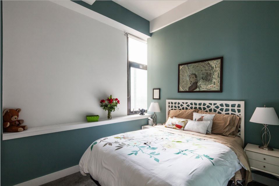 Покраска комнаты в 2 цвета варианты фото