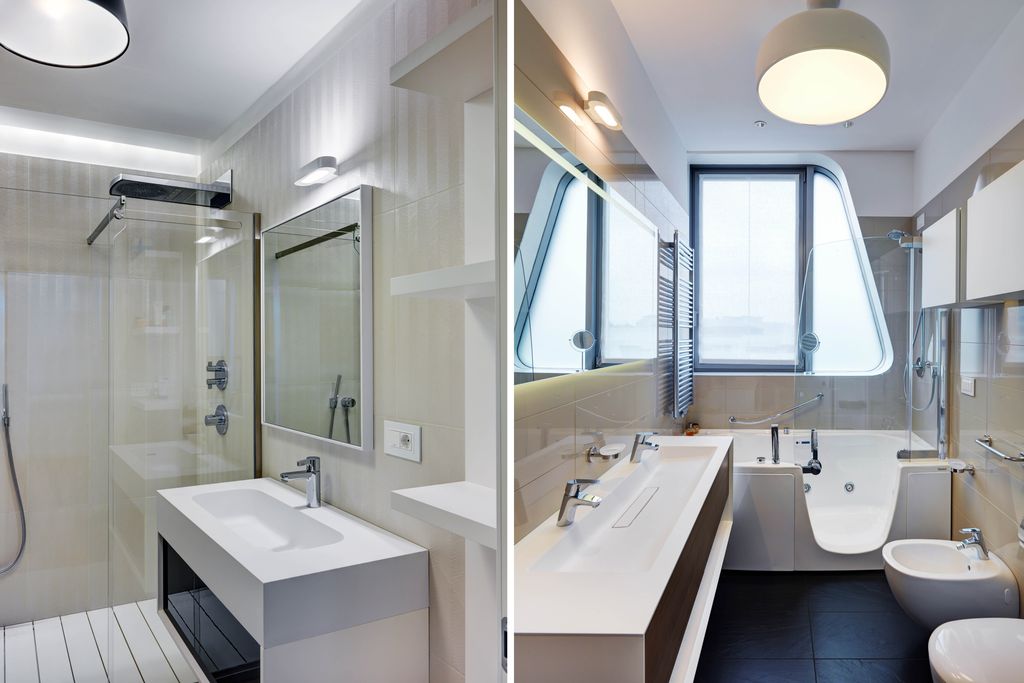 Дизайн небольшой ванной комнаты (60 фото): идеи для создания интерьера стандартной ванной в типовом доме